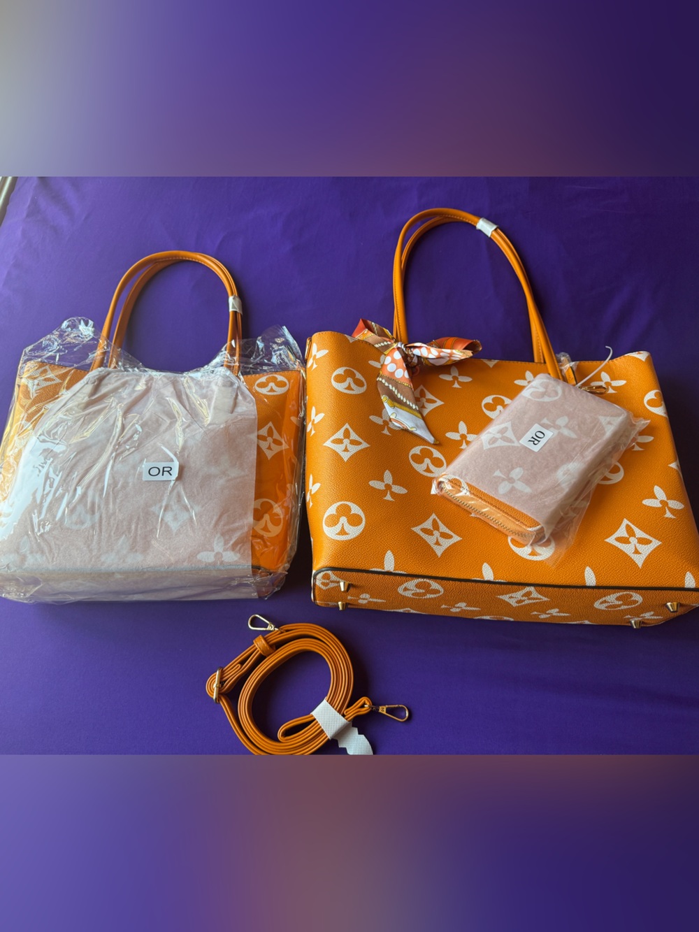 Orange Bag Bundle NWT